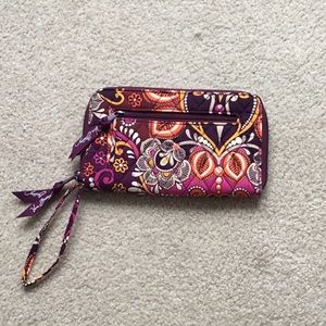 Vera Bradley Retired Safari Sunset Wristlet